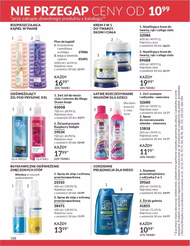 AVON - gazetka promocyjna Katalog Maj 2025 od czwartku 01.05 do soboty 31.05 - strona 187