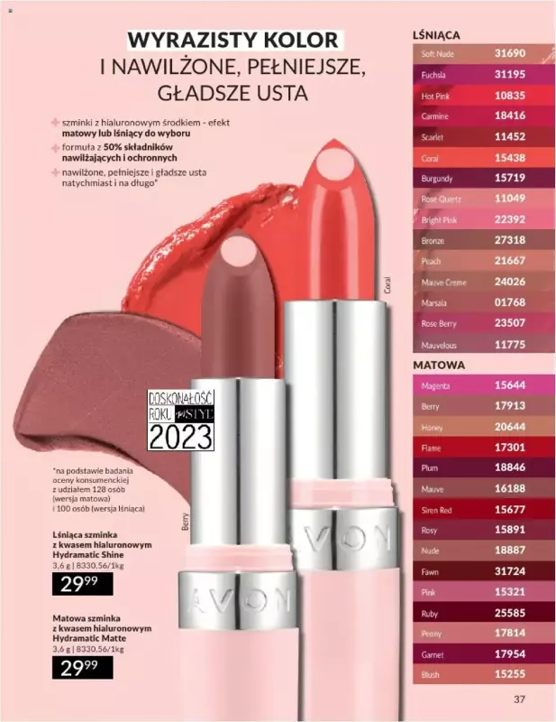 AVON - gazetka promocyjna Katalog Maj 2025 od czwartku 01.05 do soboty 31.05 - strona 37