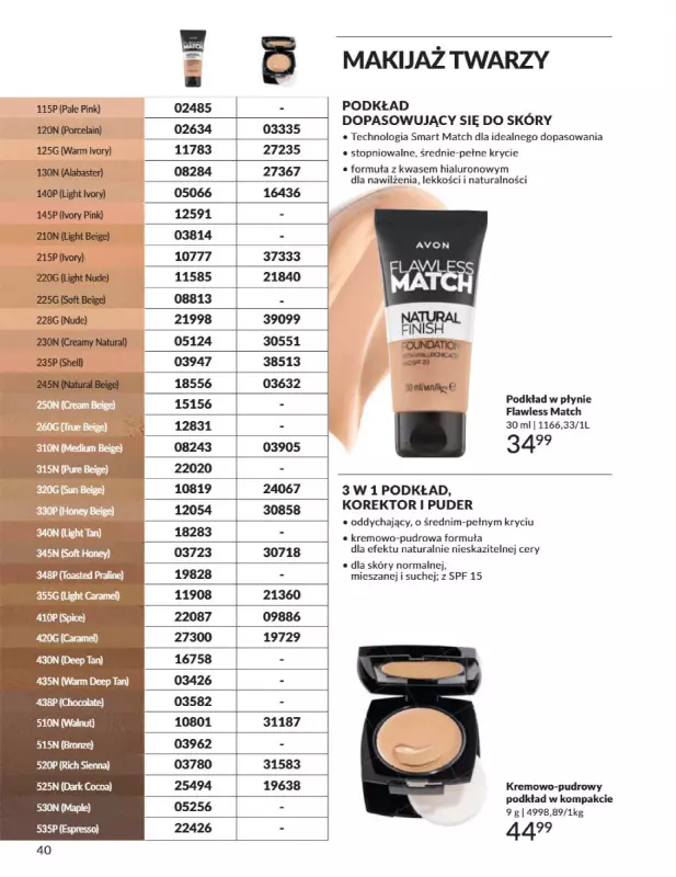 AVON - gazetka promocyjna Katalog Czerwiec 2025 od niedzieli 01.06 do poniedziałku 30.06 - strona 40