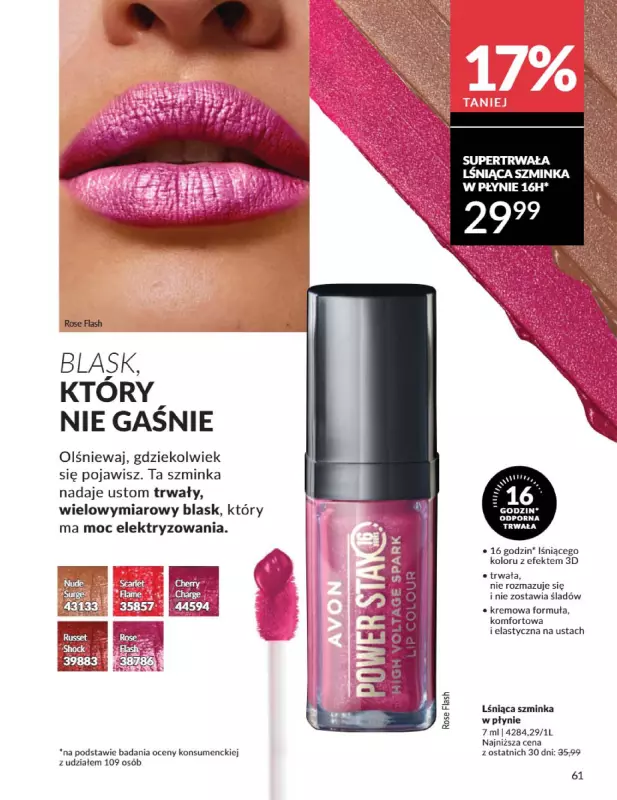 AVON - gazetka promocyjna Katalog Czerwiec 2025 od niedzieli 01.06 do poniedziałku 30.06 - strona 61