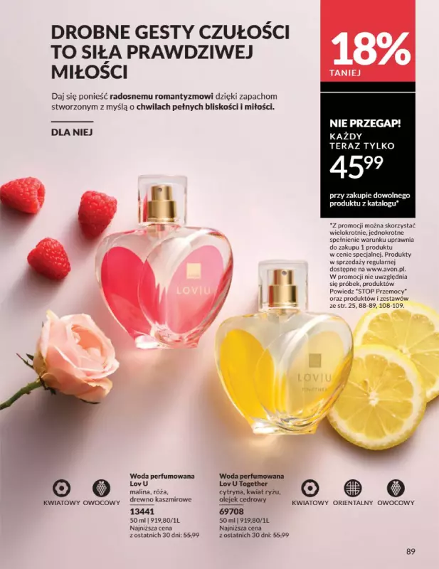 AVON - gazetka promocyjna Katalog Czerwiec 2025 od niedzieli 01.06 do poniedziałku 30.06 - strona 89