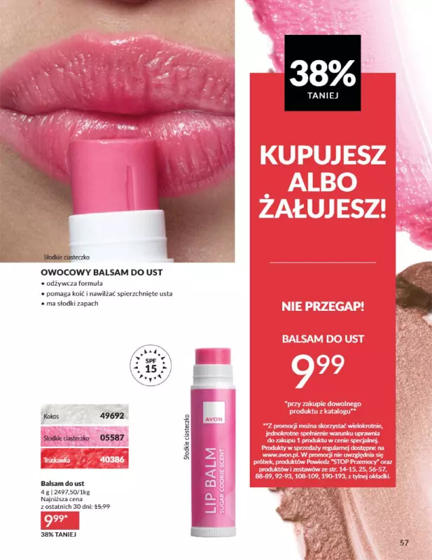 AVON - gazetka promocyjna Katalog Czerwiec 2025 od niedzieli 01.06 do poniedziałku 30.06 - strona 57