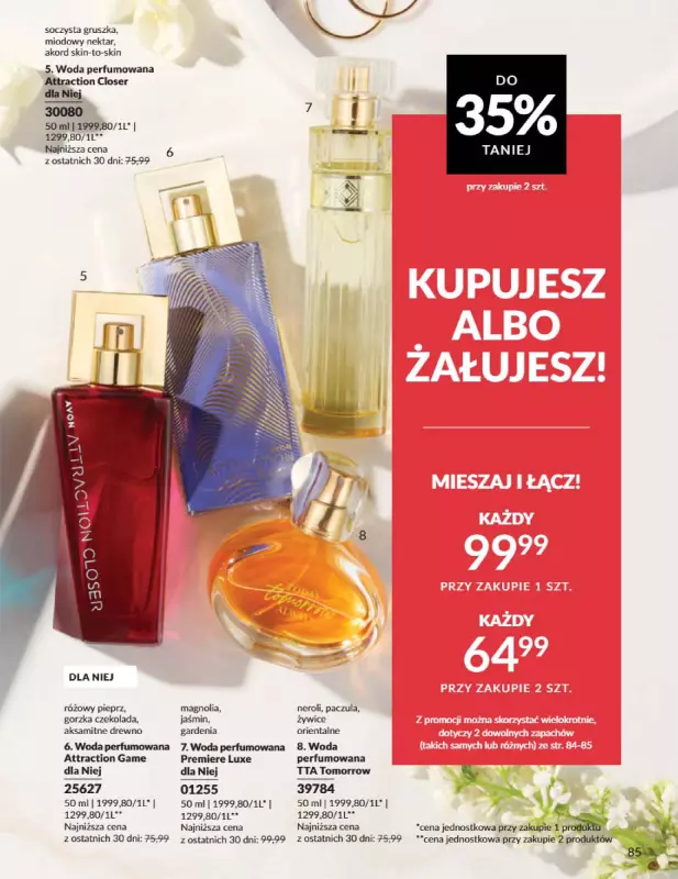 AVON - gazetka promocyjna Katalog Czerwiec 2025 od niedzieli 01.06 do poniedziałku 30.06 - strona 85