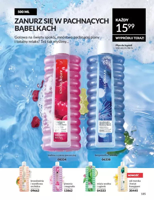 AVON - gazetka promocyjna Katalog Czerwiec 2025 od niedzieli 01.06 do poniedziałku 30.06 - strona 185