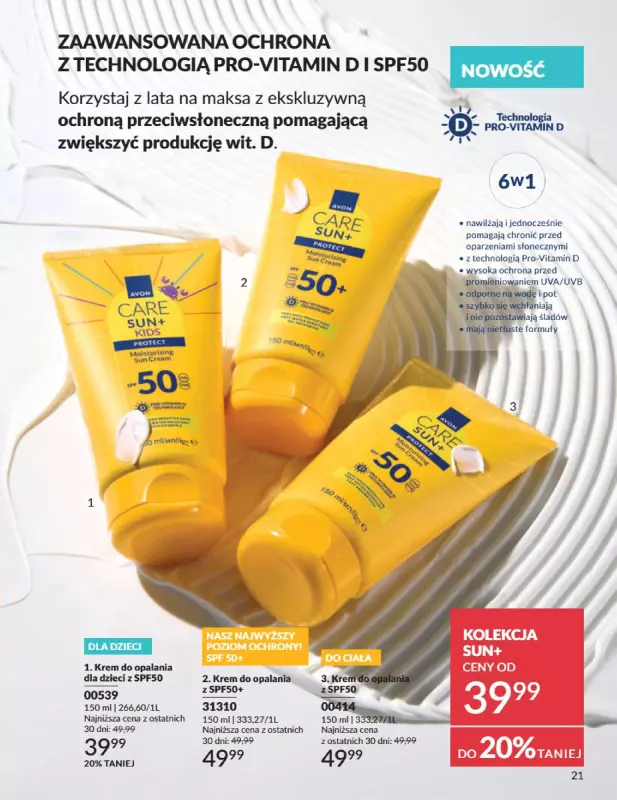 AVON - gazetka promocyjna Katalog Czerwiec 2025 od niedzieli 01.06 do poniedziałku 30.06 - strona 21