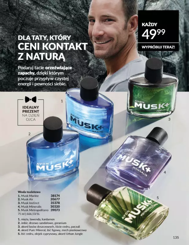 AVON - gazetka promocyjna Katalog Czerwiec 2025 od niedzieli 01.06 do poniedziałku 30.06 - strona 135