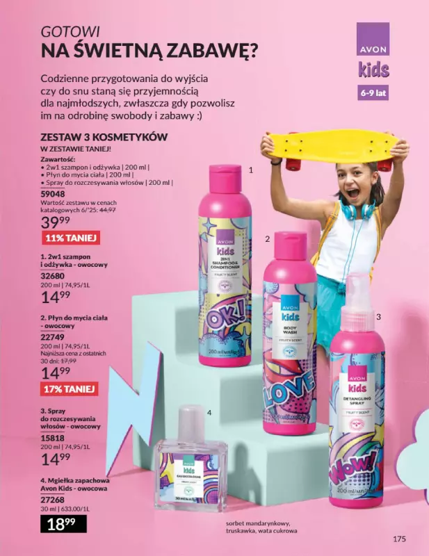 AVON - gazetka promocyjna Katalog Czerwiec 2025 od niedzieli 01.06 do poniedziałku 30.06 - strona 175