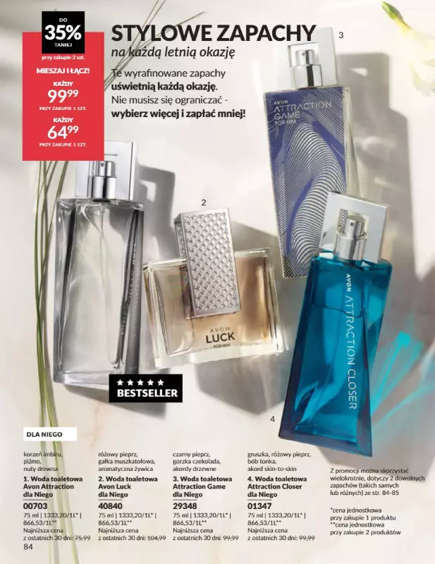 AVON - gazetka promocyjna Katalog Czerwiec 2025 od niedzieli 01.06 do poniedziałku 30.06 - strona 84