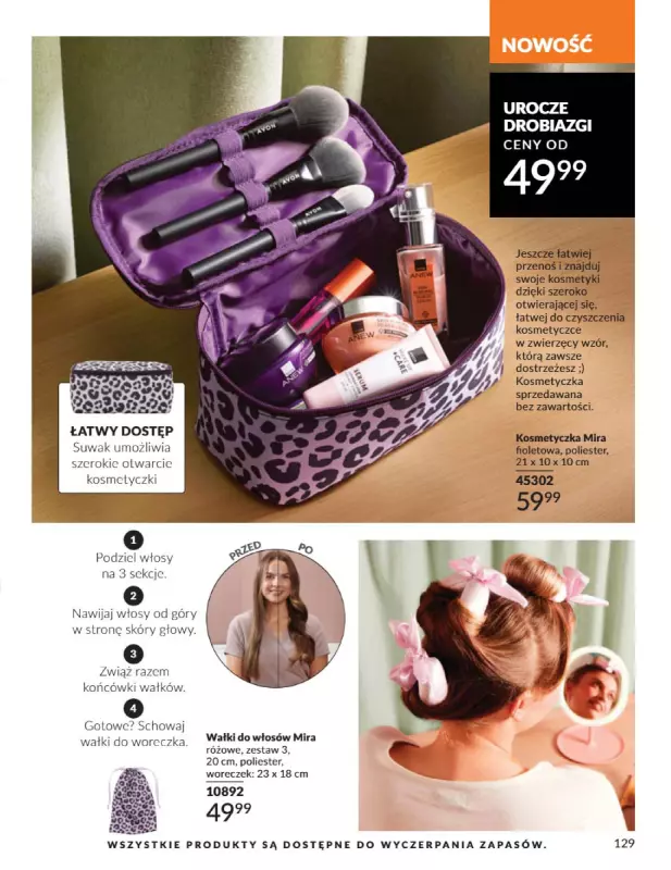 AVON - gazetka promocyjna Katalog Sierpień 2025 od piątku 01.08 do niedzieli 31.08 - strona 129