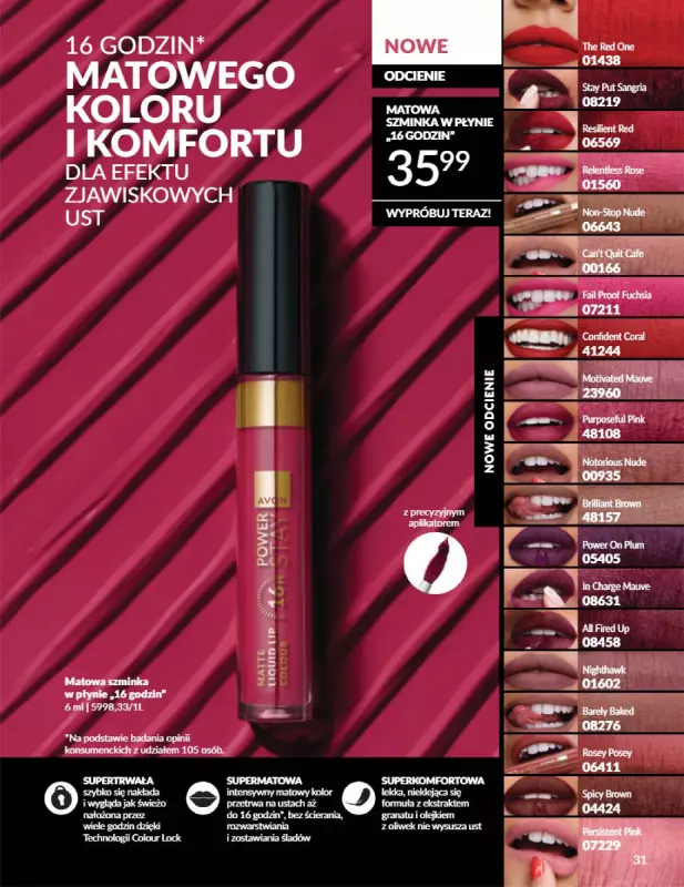 AVON - gazetka promocyjna Katalog Sierpień 2025 od piątku 01.08 do niedzieli 31.08 - strona 31