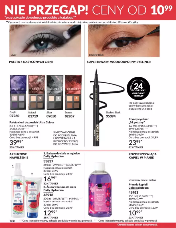 AVON - gazetka promocyjna Katalog Sierpień 2025 od piątku 01.08 do niedzieli 31.08 - strona 188