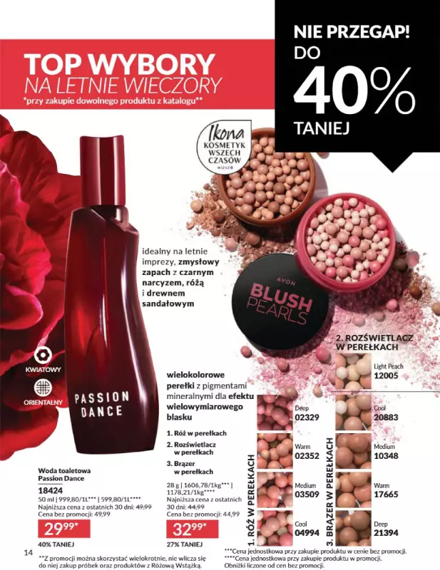 AVON - gazetka promocyjna Katalog Sierpień 2025 od piątku 01.08 do niedzieli 31.08 - strona 14