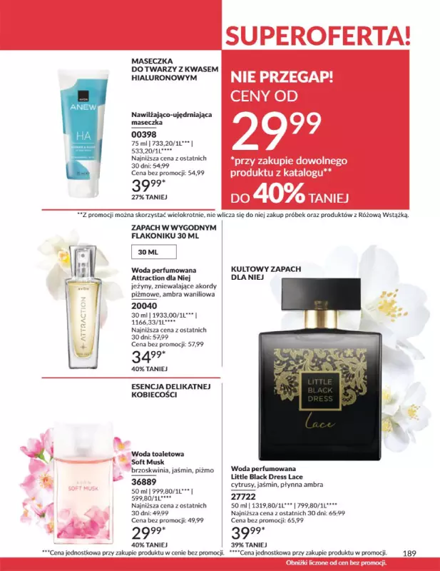 AVON - gazetka promocyjna Katalog Sierpień 2025 od piątku 01.08 do niedzieli 31.08 - strona 189