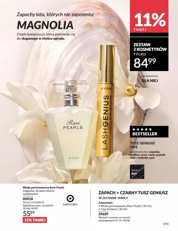 AVON - gazetka promocyjna Katalog Sierpień 2025 od piątku 01.08 do niedzieli 31.08 - strona 193
