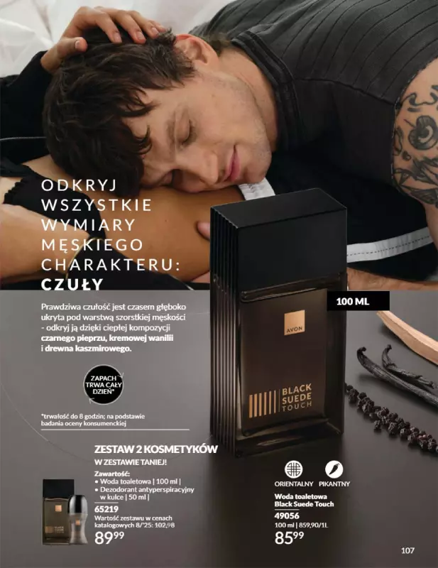 AVON - gazetka promocyjna Katalog Sierpień 2025 od piątku 01.08 do niedzieli 31.08 - strona 107
