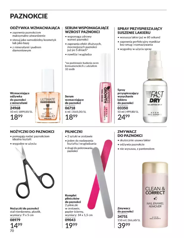 AVON - gazetka promocyjna Katalog Sierpień 2025 od piątku 01.08 do niedzieli 31.08 - strona 70