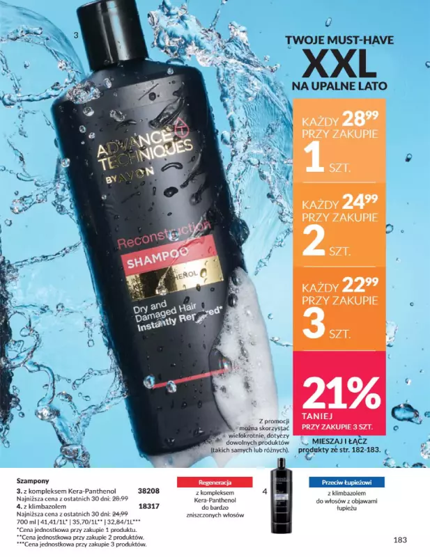 AVON - gazetka promocyjna Katalog Sierpień 2025 od piątku 01.08 do niedzieli 31.08 - strona 183