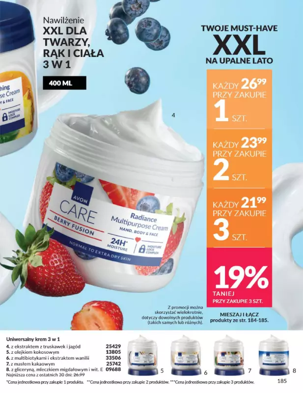 AVON - gazetka promocyjna Katalog Sierpień 2025 od piątku 01.08 do niedzieli 31.08 - strona 185