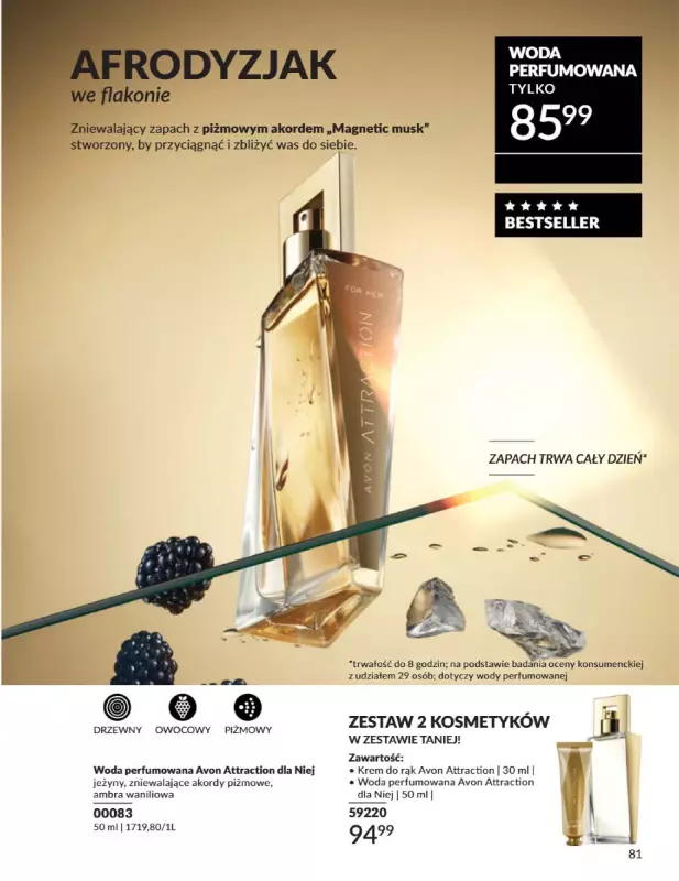 AVON - gazetka promocyjna Katalog Sierpień 2025 od piątku 01.08 do niedzieli 31.08 - strona 81