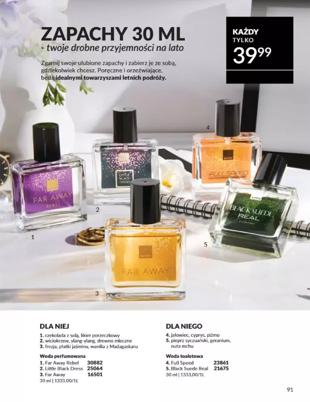AVON - gazetka promocyjna Katalog Sierpień 2025 od piątku 01.08 do niedzieli 31.08 - strona 91