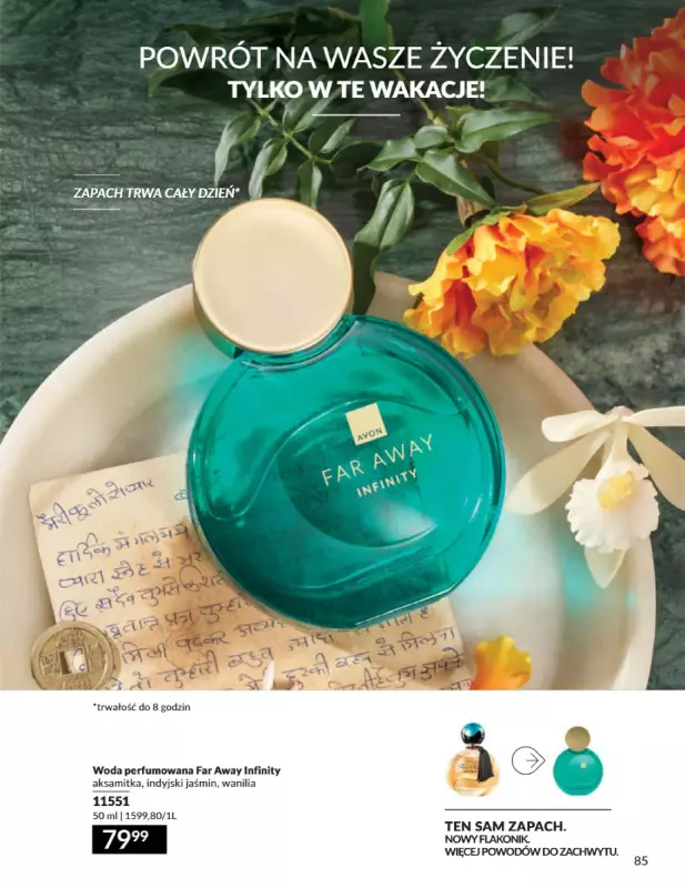 AVON - gazetka promocyjna Katalog Sierpień 2025 od piątku 01.08 do niedzieli 31.08 - strona 85