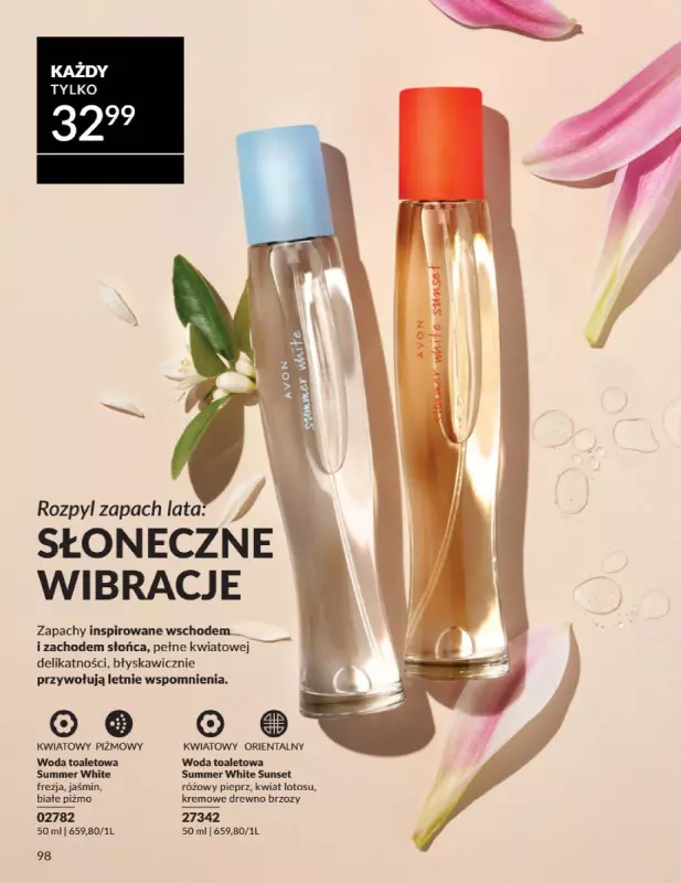 AVON - gazetka promocyjna Katalog Sierpień 2025 od piątku 01.08 do niedzieli 31.08 - strona 98