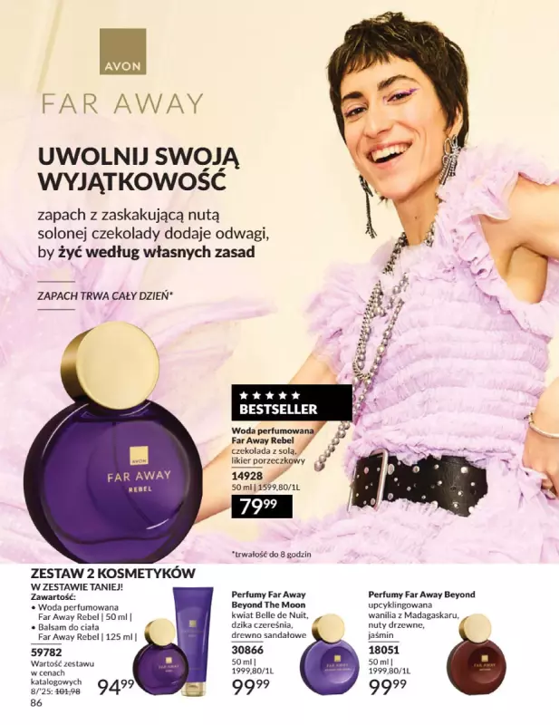 AVON - gazetka promocyjna Katalog Sierpień 2025 od piątku 01.08 do niedzieli 31.08 - strona 86