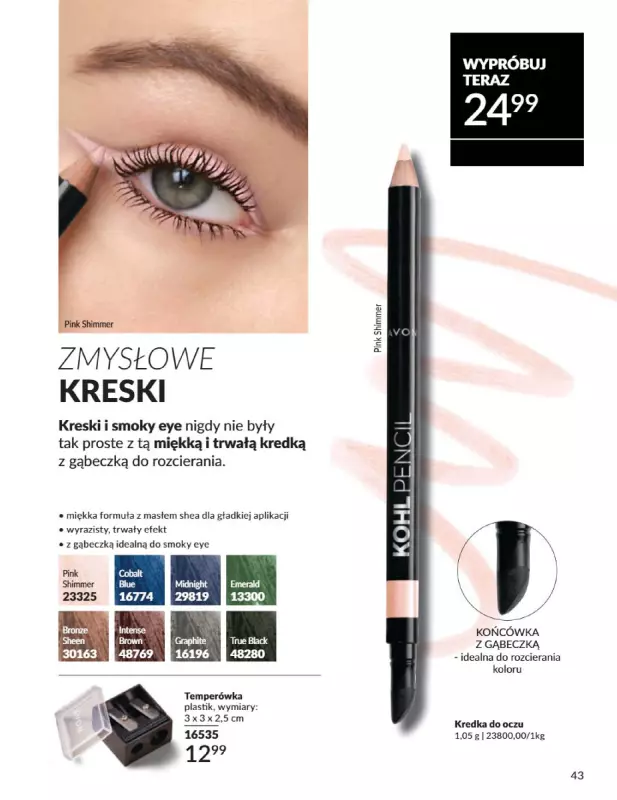AVON - gazetka promocyjna Katalog Sierpień 2025 od piątku 01.08 do niedzieli 31.08 - strona 43