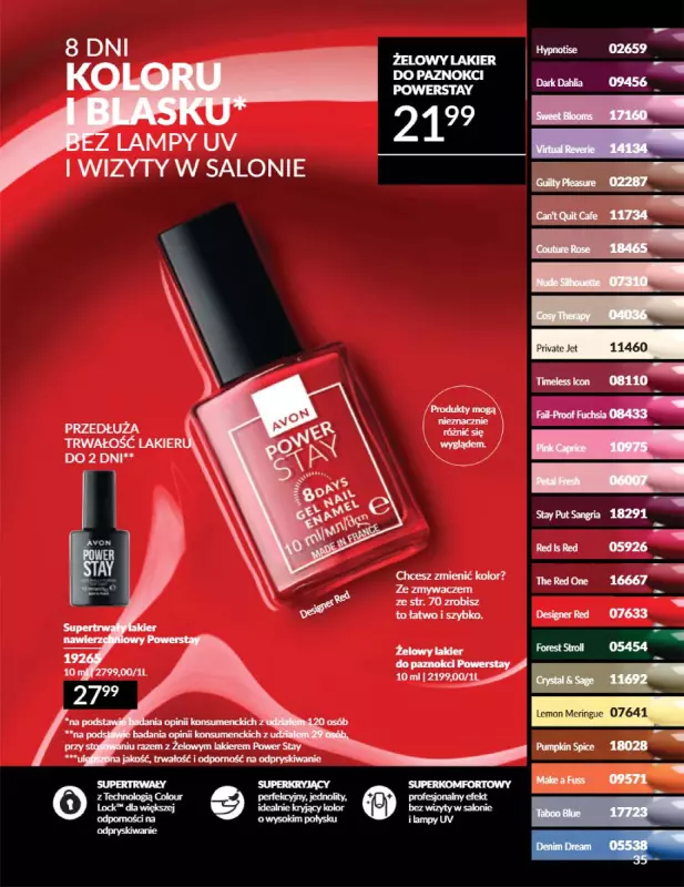 AVON - gazetka promocyjna Katalog Sierpień 2025 od piątku 01.08 do niedzieli 31.08 - strona 35
