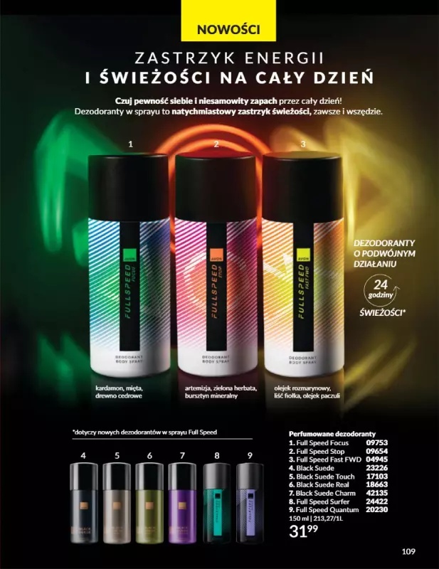 AVON - gazetka promocyjna Katalog Sierpień 2025 od piątku 01.08 do niedzieli 31.08 - strona 109