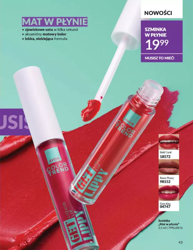 AVON - gazetka promocyjna Katalog Wrzesień 2025 od wtorku 02.09 do wtorku 30.09 - strona 43