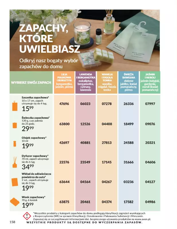 AVON - gazetka promocyjna Katalog Wrzesień 2025 od wtorku 02.09 do wtorku 30.09 - strona 158