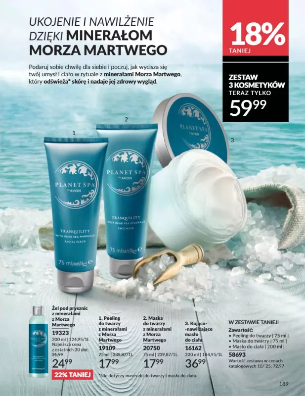 AVON - gazetka promocyjna Katalog Październik 2025 od środy 01.10 do piątku 31.10 - strona 189