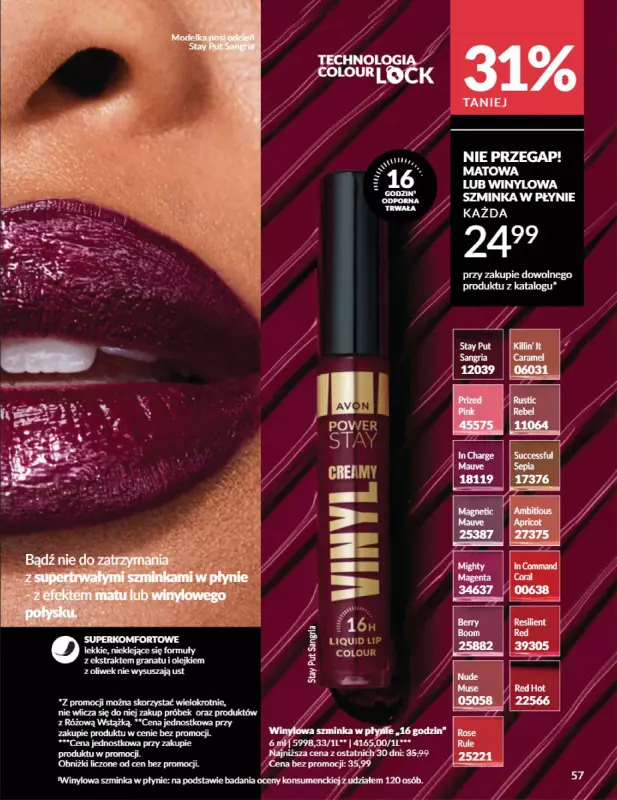 AVON - gazetka promocyjna Katalog Październik 2025 od środy 01.10 do piątku 31.10 - strona 57