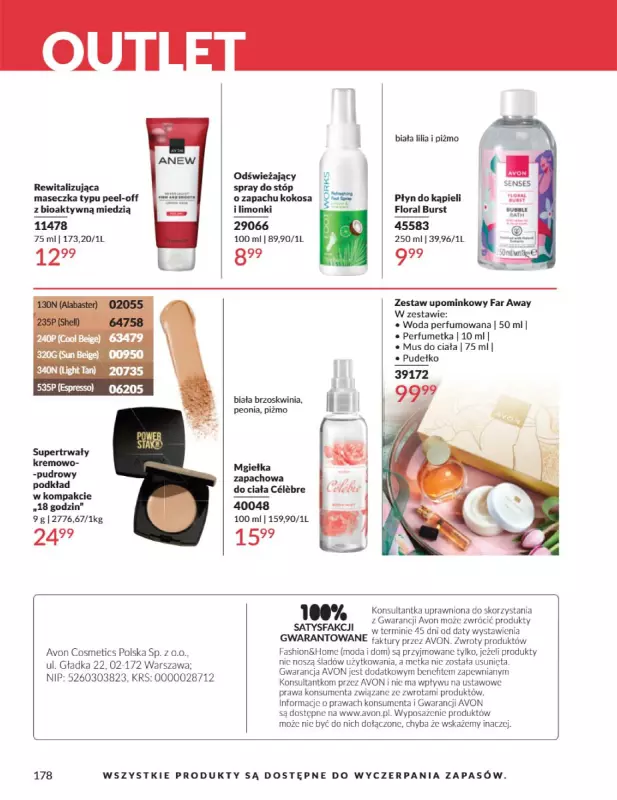 AVON - gazetka promocyjna Katalog Październik 2025 od środy 01.10 do piątku 31.10 - strona 178