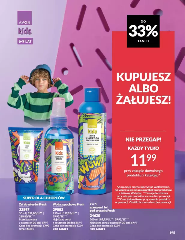 AVON - gazetka promocyjna Katalog Październik 2025 od środy 01.10 do piątku 31.10 - strona 195