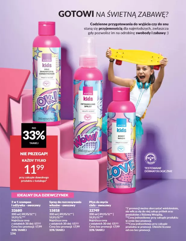 AVON - gazetka promocyjna Katalog Październik 2025 od środy 01.10 do piątku 31.10 - strona 194