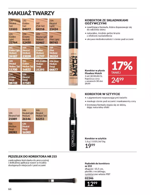 AVON - gazetka promocyjna Katalog Październik 2025 od środy 01.10 do piątku 31.10 - strona 66