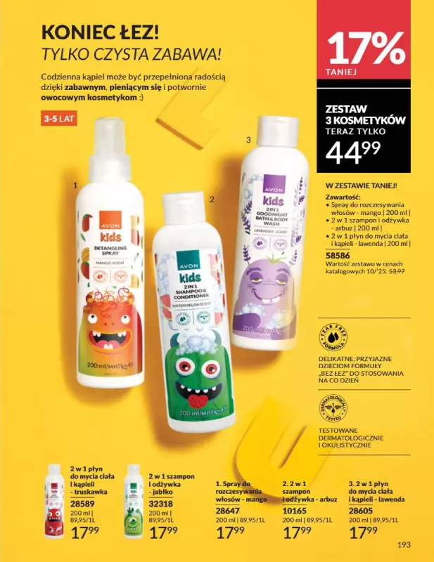 AVON - gazetka promocyjna Katalog Październik 2025 od środy 01.10 do piątku 31.10 - strona 193