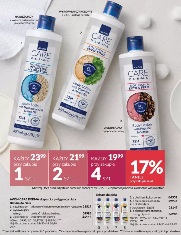 AVON - gazetka promocyjna Katalog Październik 2025 od środy 01.10 do piątku 31.10 - strona 216