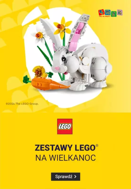 Smyk - gazetka promocyjna LEGO od zajączka: Niech rozkwitnie kreatywność! od czwartku 21.03 do środy 27.03