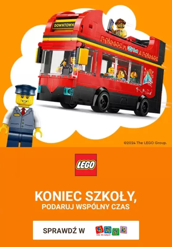 Smyk - gazetka promocyjna LEGO - podaruj wspólny czas od piątku 21.06 do środy 26.06