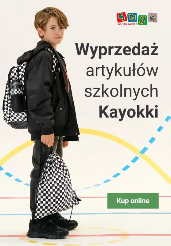 Smyk - gazetka promocyjna Wyprzedaż artykułów szkolnych Kayokki od środy 02.10 