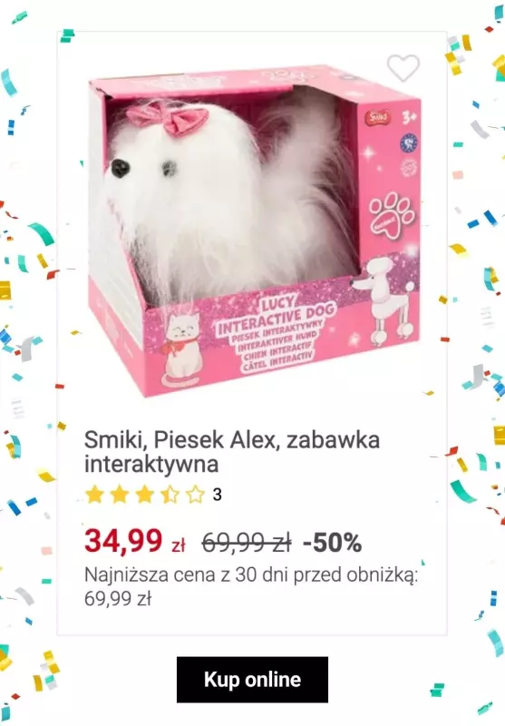 Smyk - gazetka promocyjna Wybrane produkty do -50% od środy 09.10 do poniedziałku 14.10 - strona 7