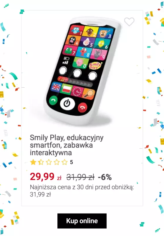 Smyk - gazetka promocyjna Zabawki do -50% od środy 16.10 do poniedziałku 04.11 - strona 7