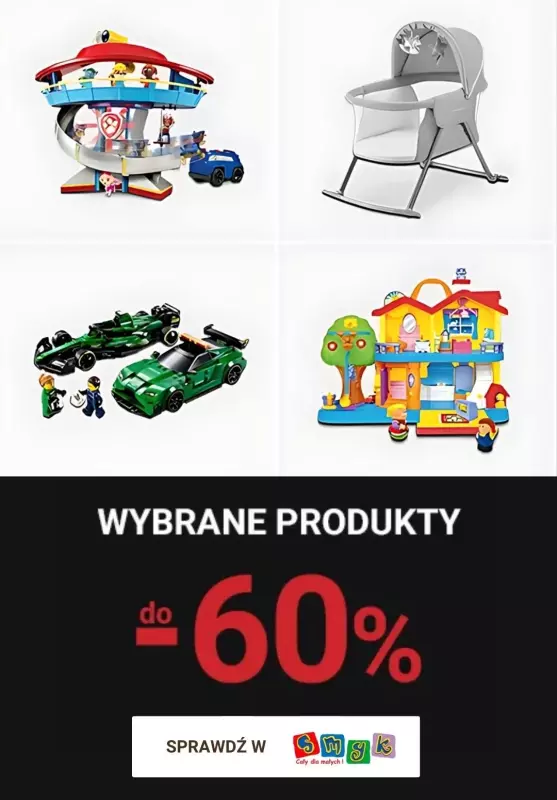 Smyk - gazetka promocyjna Wybrane produkty do -60% od czwartku 14.11 