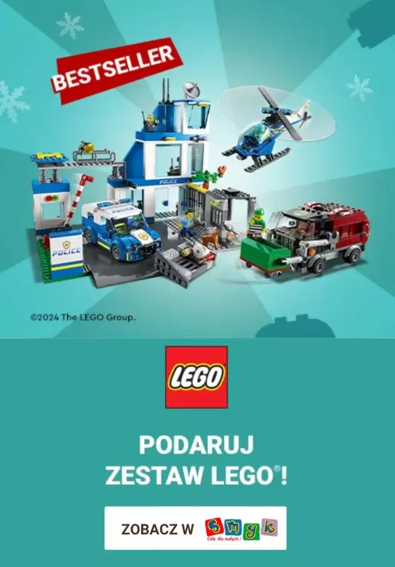 Smyk - gazetka promocyjna Lego idealne na prezent od środy 11.12 do wtorku 17.12