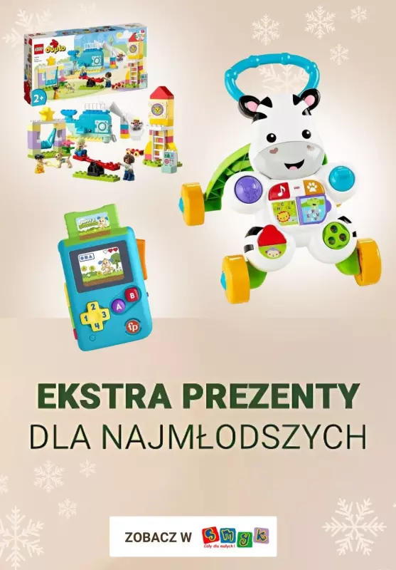 Smyk - gazetka promocyjna Extra prezenty dla najmłodszych od czwartku 19.12 do piątku 20.12