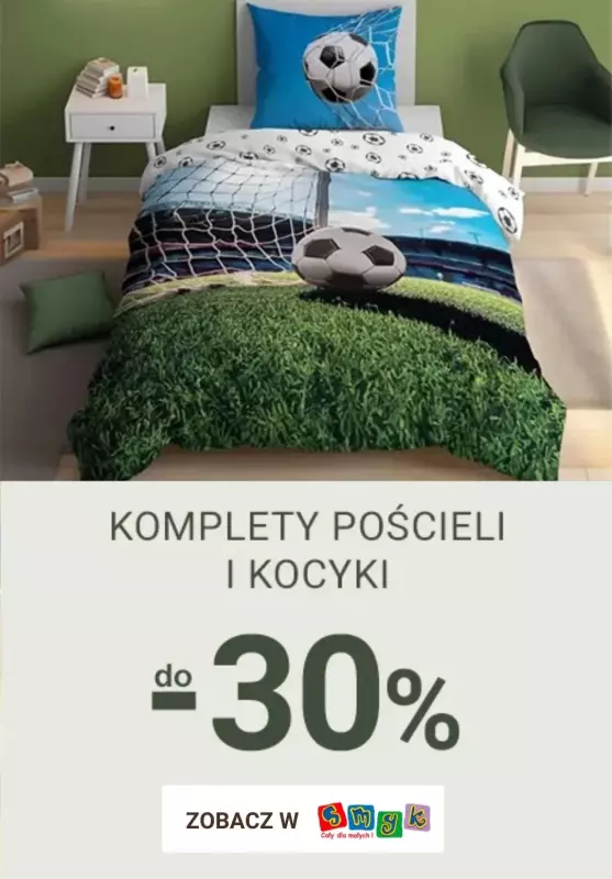 Smyk - gazetka promocyjna Komplety pościeli i kocyki do -30% od piątku 20.12 do poniedziałku 23.12