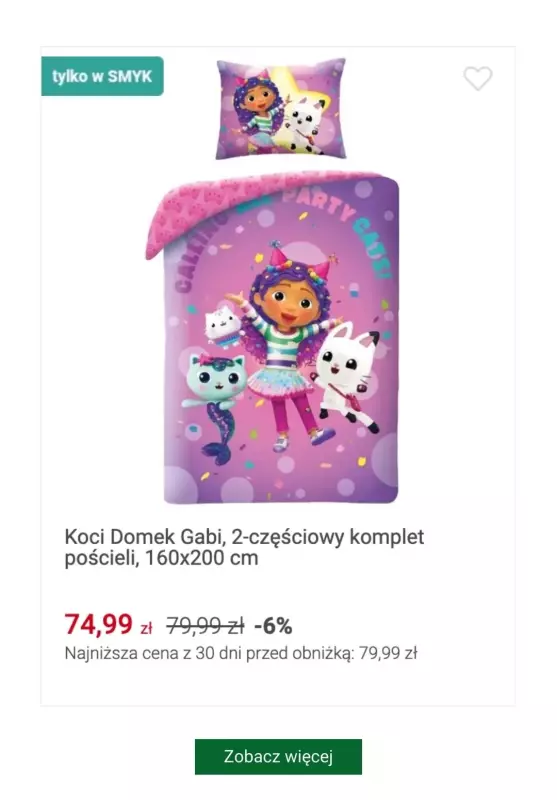 Smyk - gazetka promocyjna Komplety pościeli i kocyki do -30% od piątku 20.12 do poniedziałku 23.12 - strona 3